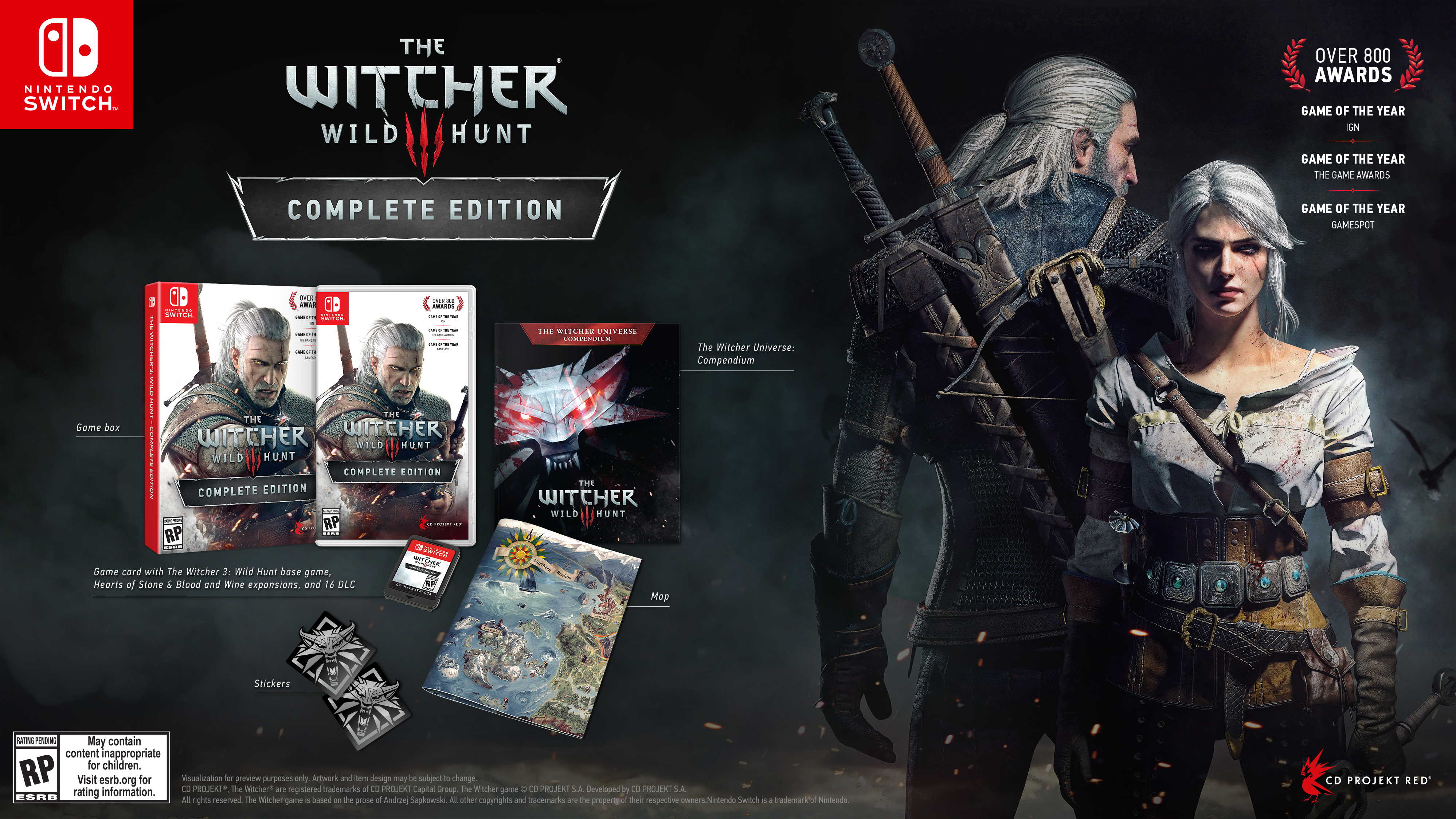 Ændringer fra solnedgang patrice The Witcher 3: Wild Hunt Complete Edition is coming to Nintendo Switch this  year! - CD PROJEKT