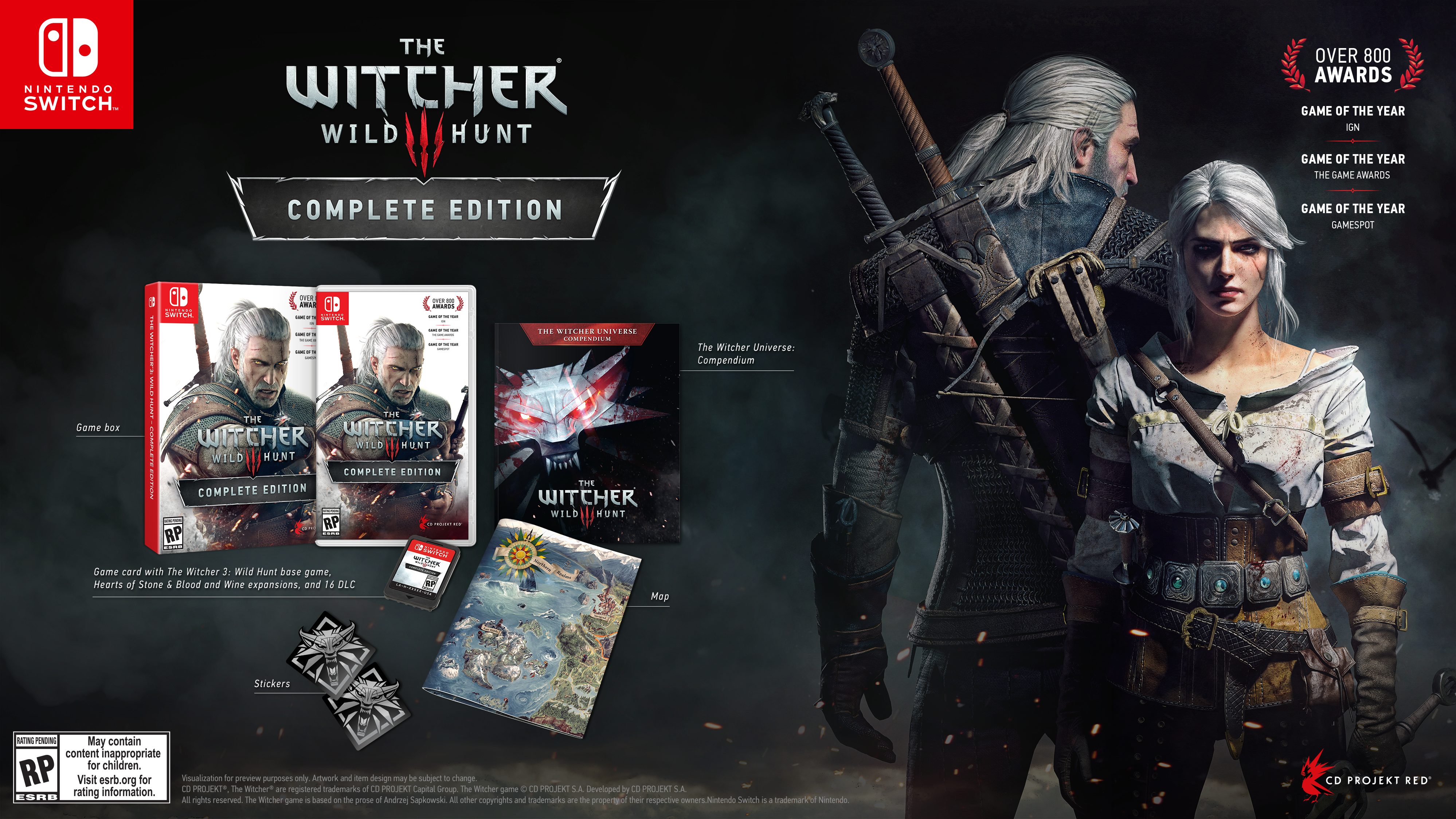 witcher 3 nintendo switch