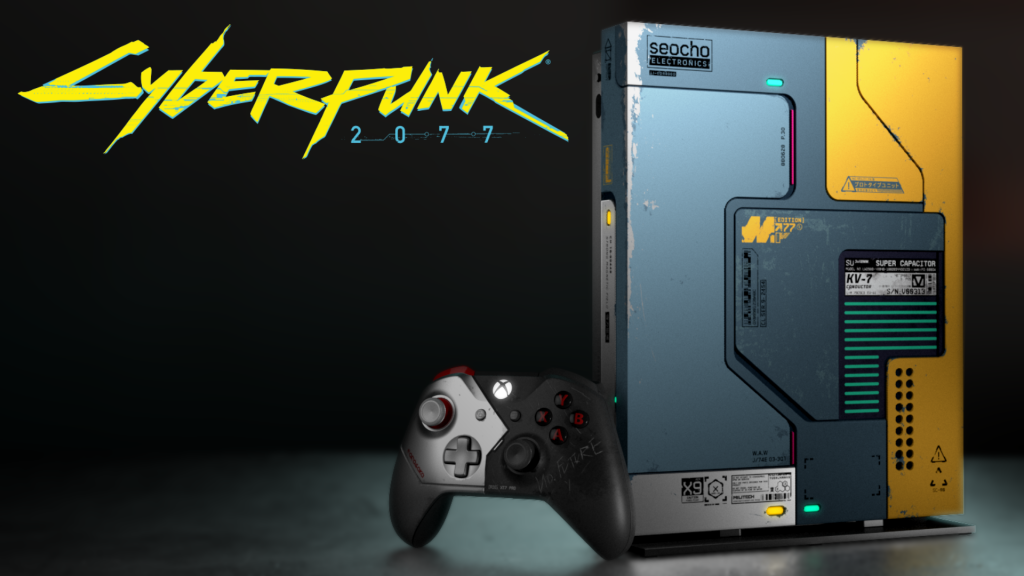 Cyberpunk 2077 meets Xbox One X in custom console CD PROJEKT